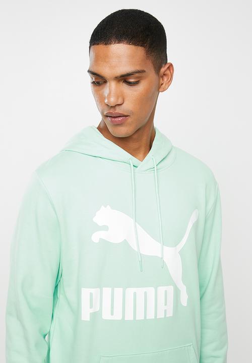 PUMA - Classics logo track hoodie - green 