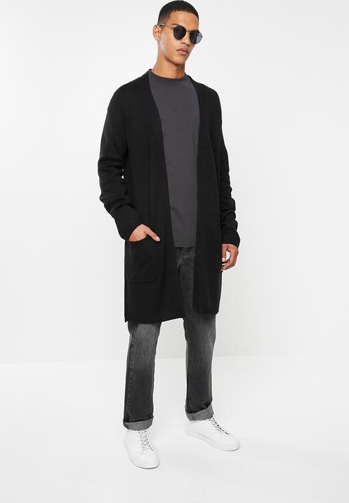 Brave Soul - Fieldb knitwear cardi - black