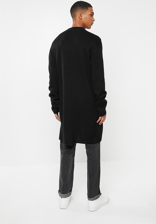 Brave Soul - Fieldb knitwear cardi - black