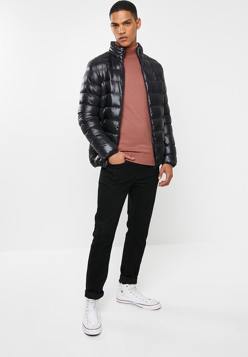 Brave Soul - Humeo polo neck knitwear - pink