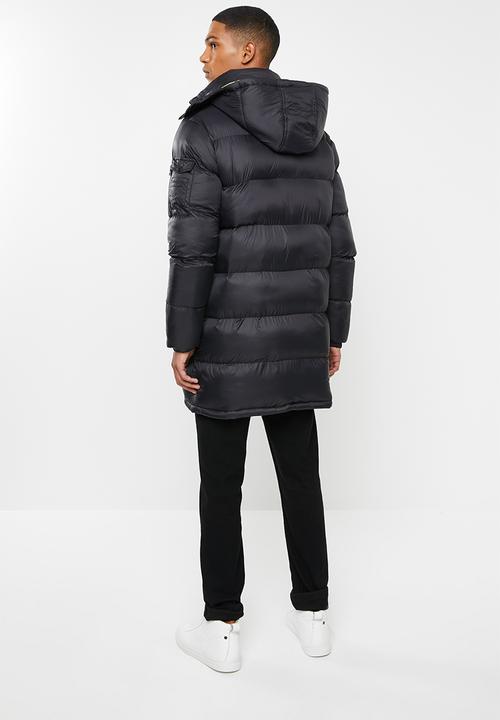 Brave Soul - Armed multi pocket jacket - black
