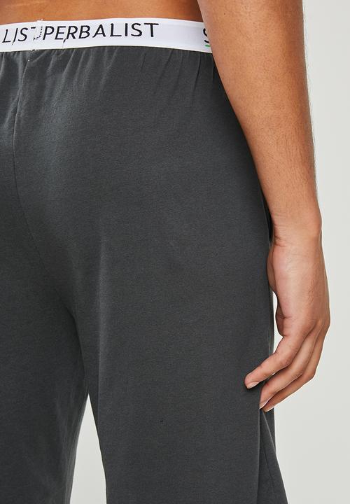 Superbalist - Knit slim fit lounge shorts - grey