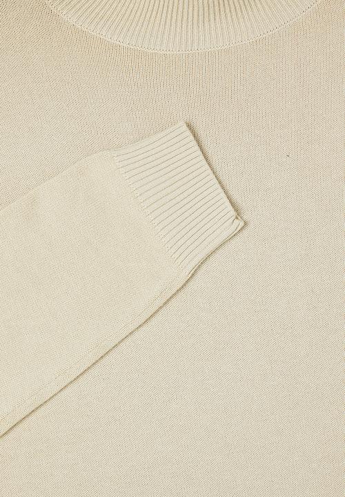 Superbalist - Slim fit high neck knit - stone