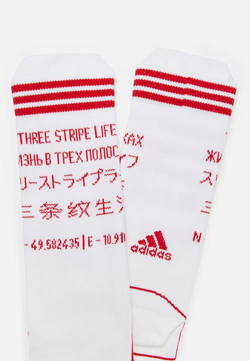 adidas Performance - Ask typo socks - red & white