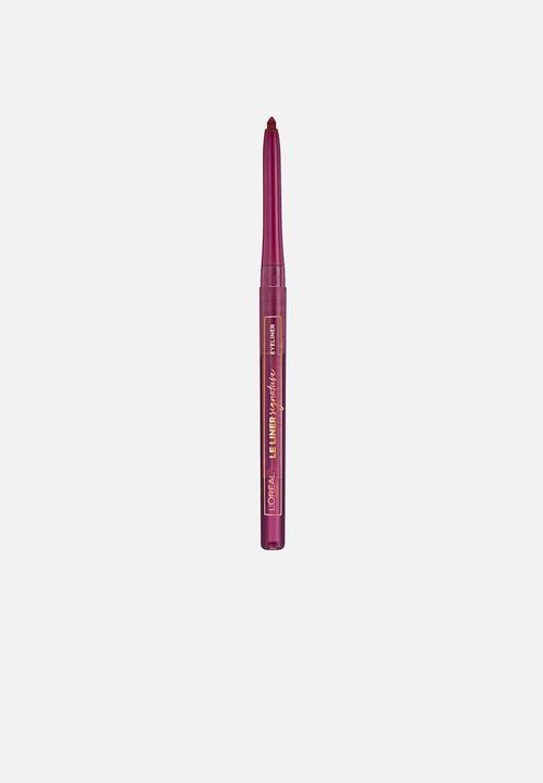 L'Oreal Paris - Le liner signature retractable eyeliner - 03 rouge noir angora