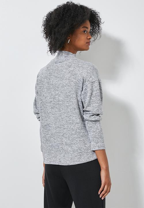 Superbalist - Soft touch poloneck - grey