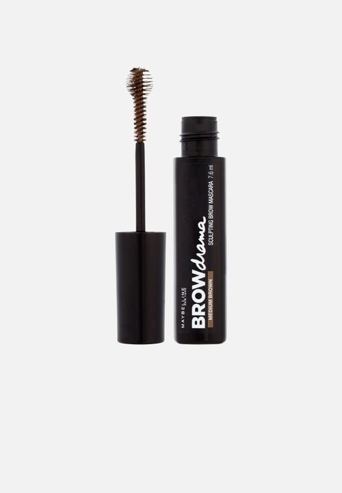 Maybelline - Brow drama sculpting brow mascara - medium brown