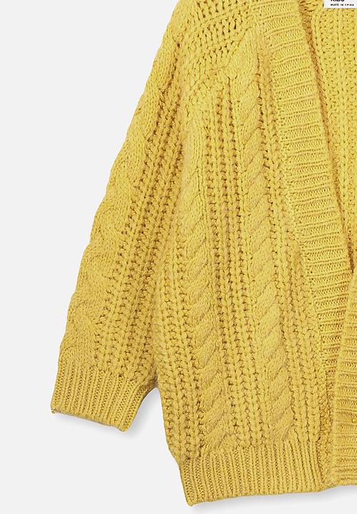 Cotton On - Cooper cardigan - yellow