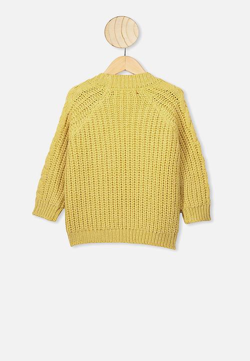 Cotton On - Cooper cardigan - yellow