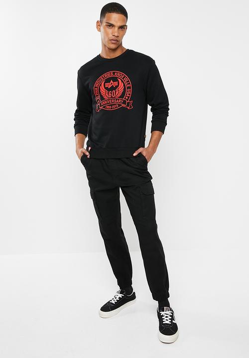 Alpha Industries - Anniversary sweater - black