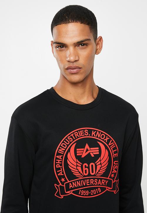 Alpha Industries - Anniversary sweater - black