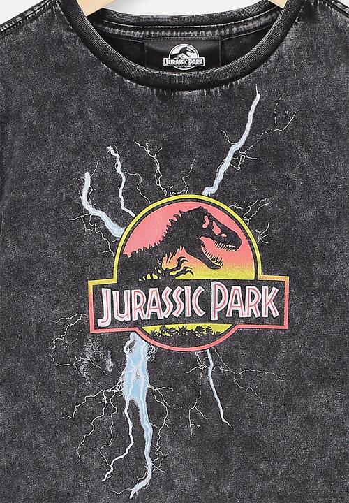 Cotton On - Short sleeve license1 tee - charcoal