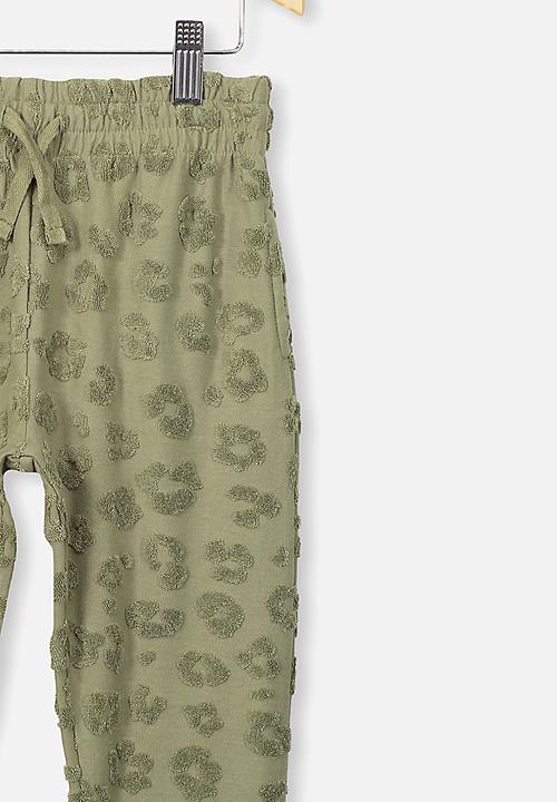 Cotton On - Keira cuff pant - green