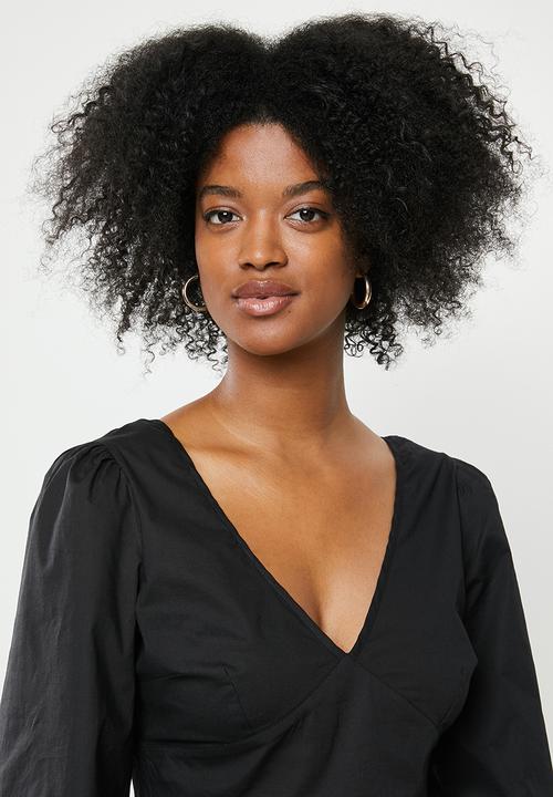 Glamorous - V-neck blouse - black