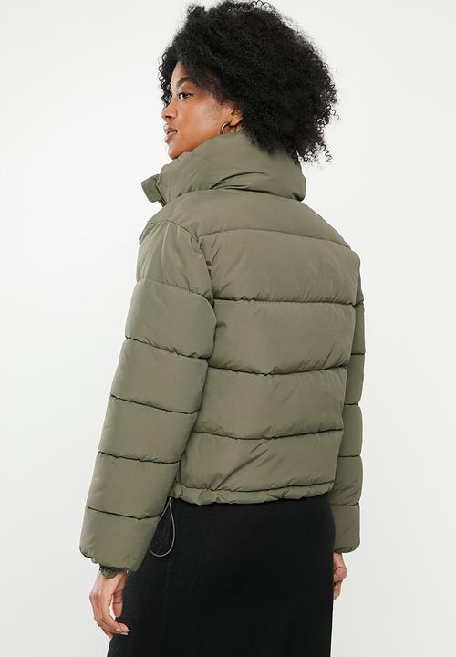 Glamorous - Padded puffer jacket - khaki
