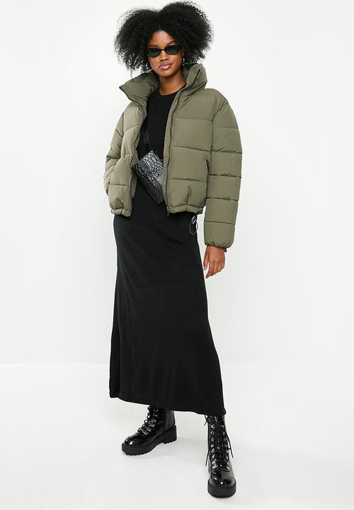Glamorous - Padded puffer jacket - khaki