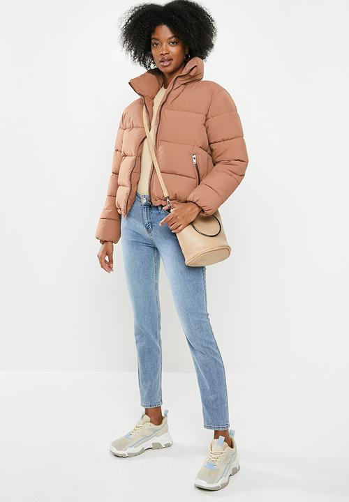 Glamorous - Padded puffer jacket - dirty pink 