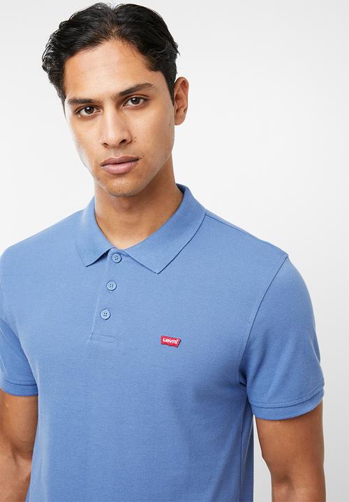 Levi’s® - Housemark patch polo - blue