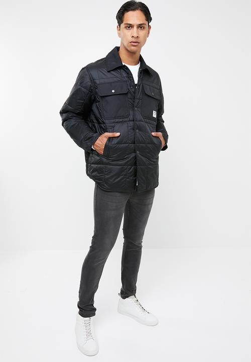 Diesel  - Welles quilted jacket - black