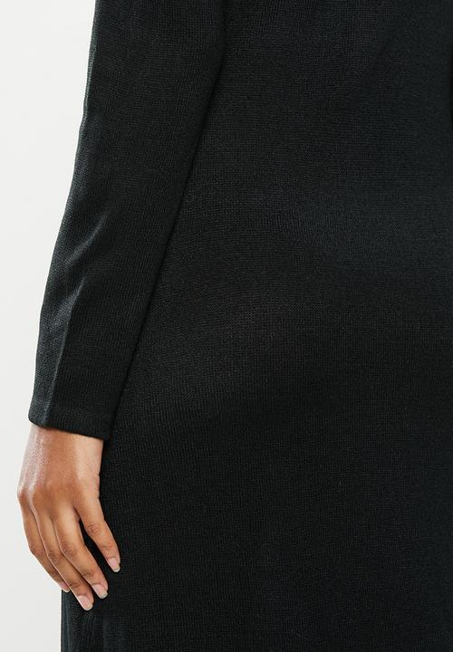 Brave Soul - Knitted maxi dress - black