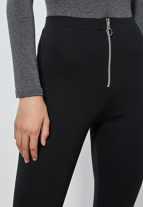 Superbalist - Zip detail tregging - black