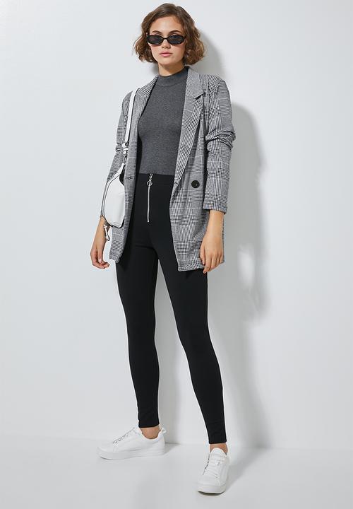 Superbalist - Zip detail tregging - black