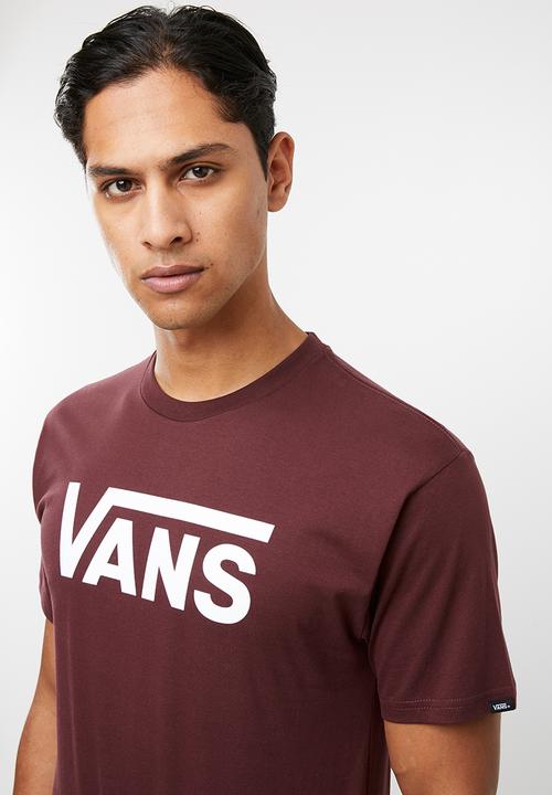 Vans - Vans classic short sleeve tee - burgundy