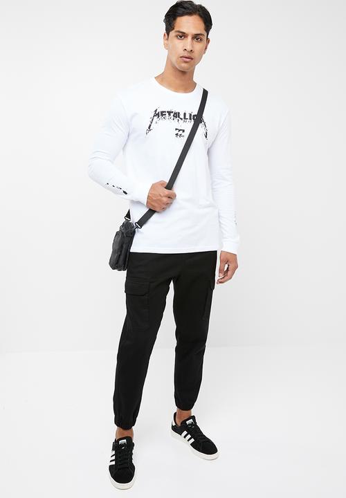Billabong  - AI Metallica long sleeve tee - white