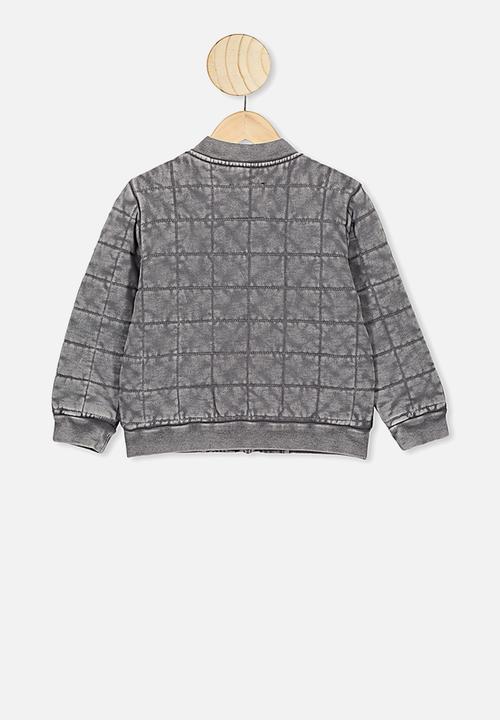 Cotton On - Quilted bomber jacket - grey