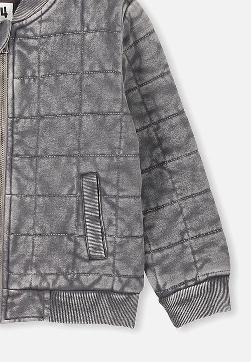Cotton On - Quilted bomber jacket - grey
