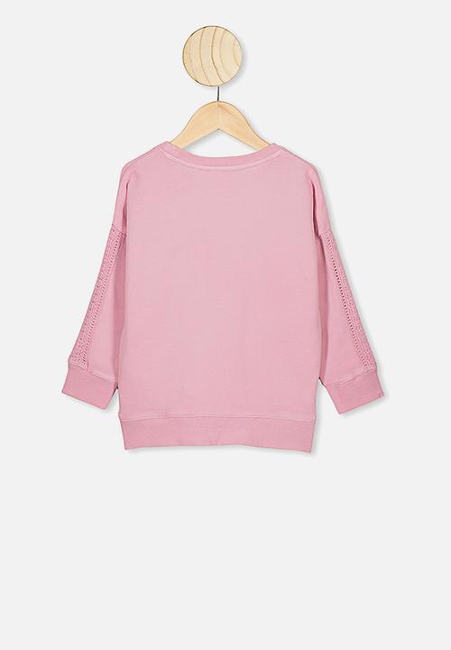 Cotton On - Sally slouch crew - pink 