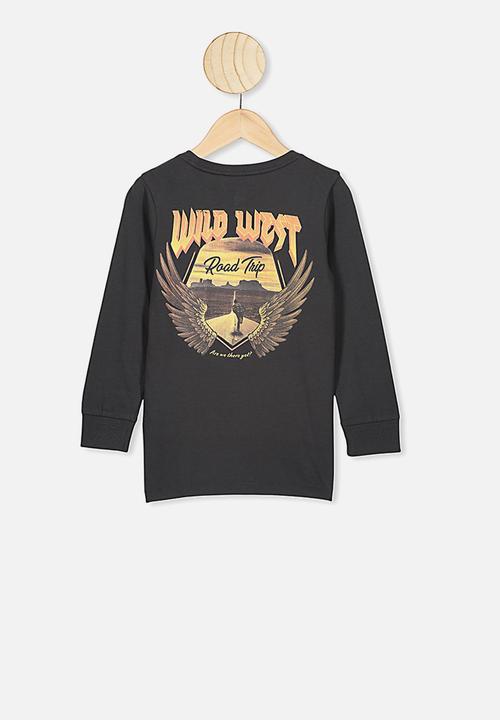Cotton On - Tom long sleeve tee - black