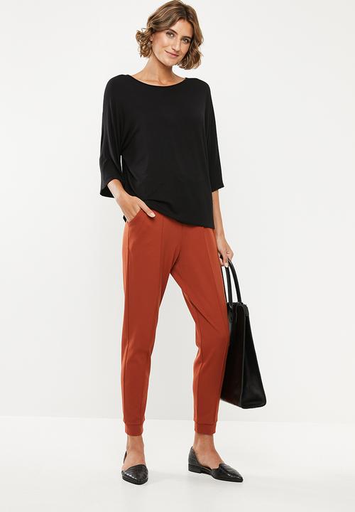 edit - Wide sleeve tee - black