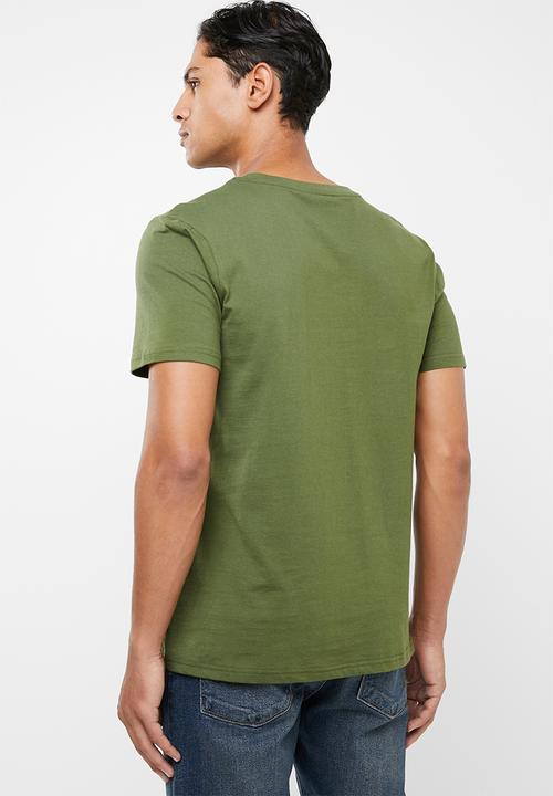 JEEP - Large logo short sleeve tee - fatigue