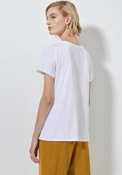 Superbalist - Printed tee - white