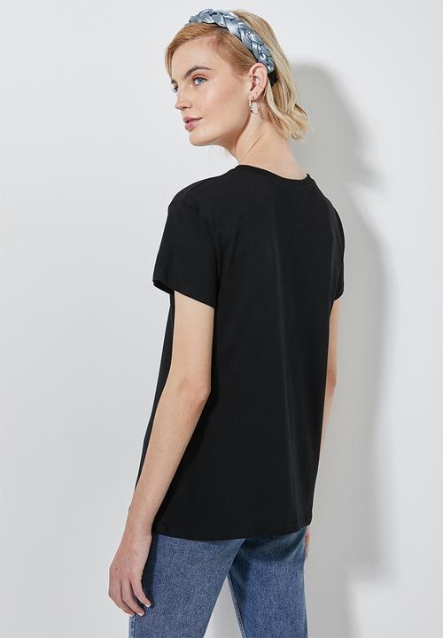 Superbalist - Printed tee - black