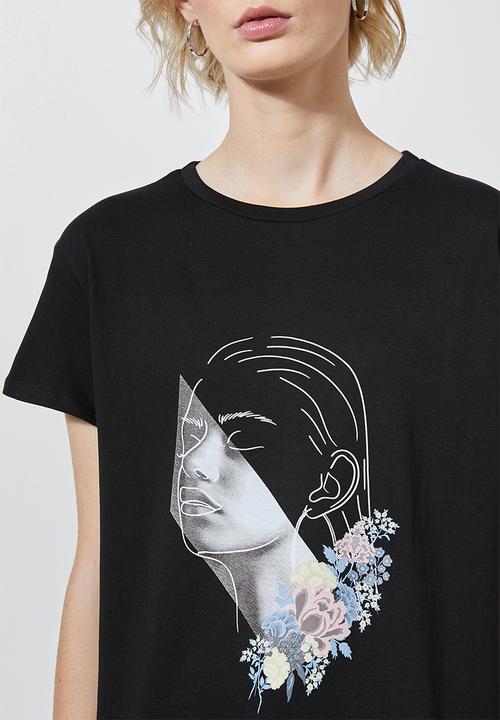 Superbalist - Printed tee - black