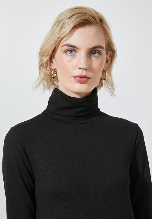 Superbalist - Cut & sew tunic dress - black