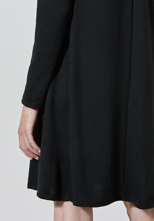 Superbalist - Cut & sew tunic dress - black