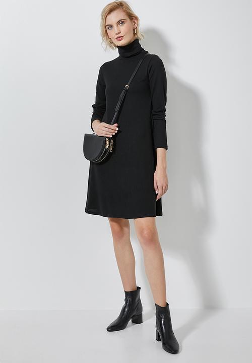 Superbalist - Cut & sew tunic dress - black