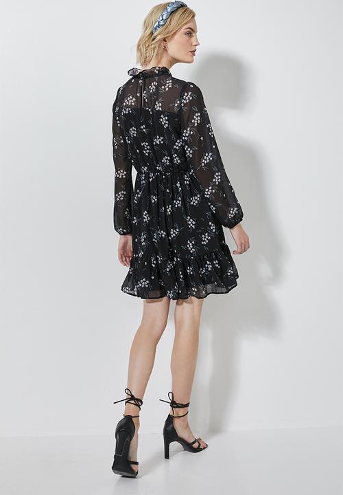 Superbalist - Waisted pie crust dress - multi 