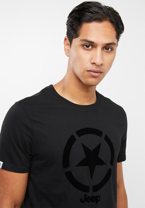 JEEP - Star short sleeve tee - black