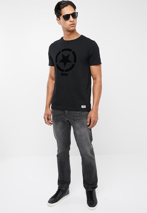JEEP - Star short sleeve tee - black