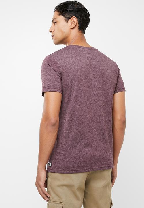 JEEP - Photo short sleeve tee - fig melange
