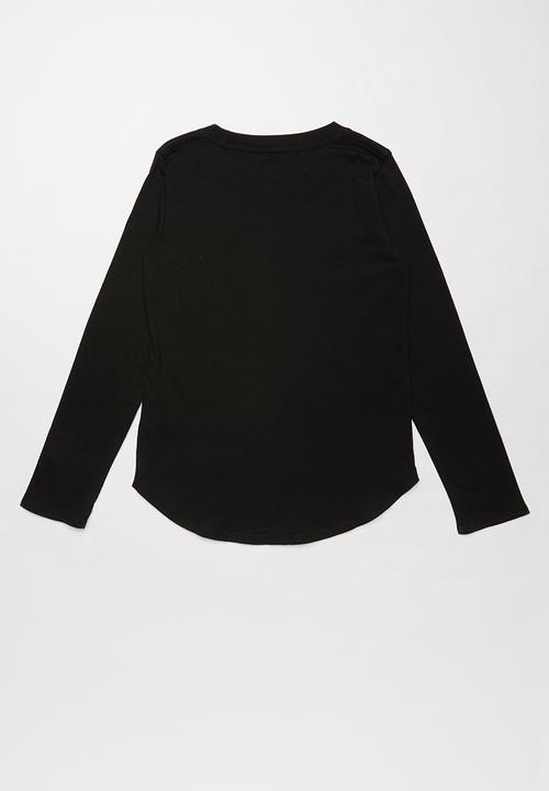 Nike - Nike repeat swoosh long sleeve tee - black