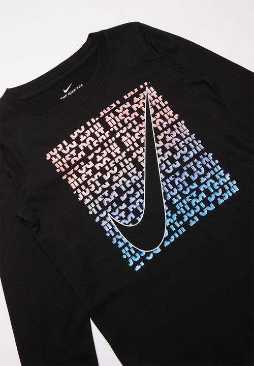 Nike - Nike repeat swoosh long sleeve tee - black