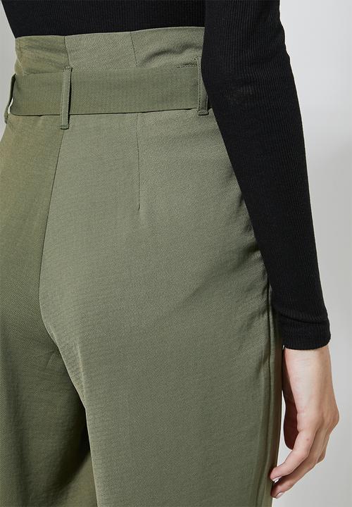 Superbalist - Paperbag trousers -  khaki