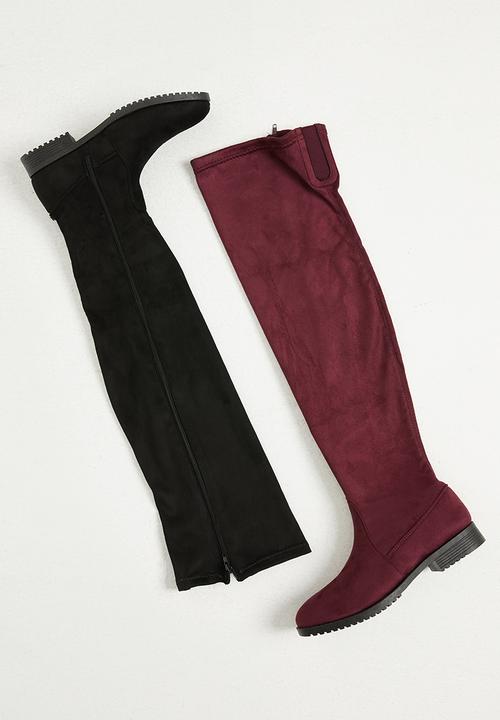 Madison® - Mia over the knee boot - black