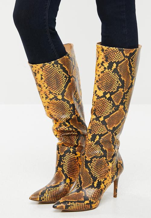 Steve Madden - Kinga boot - yellow & black 