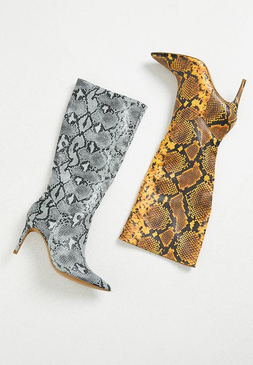 Steve Madden - Kinga boot - yellow & black 